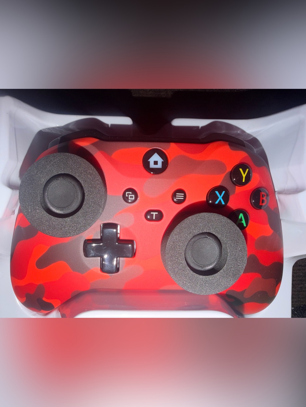 X-One Controller- Red Camo- New - Picture 3 of 5